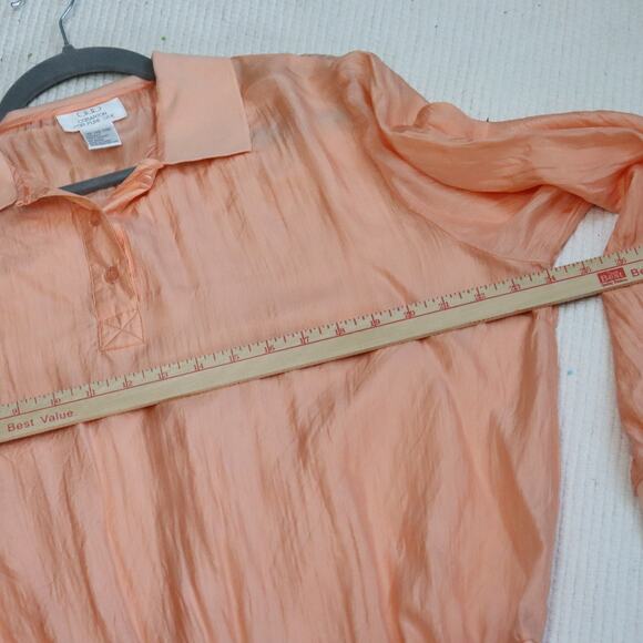 Vintage Cobarton for Pure Silk pullover with collar and waistband size XL - Picture 5 of 6